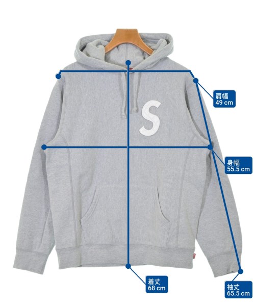 Supreme（シュプリーム）パーカー グレー サイズ:M メンズ/2200622776019