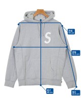 Supreme（シュプリーム）パーカー グレー サイズ:M メンズ/2200622776019