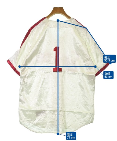 Supreme（シュプリーム）カジュアルシャツ 白 サイズ:L メンズ/2200623044063