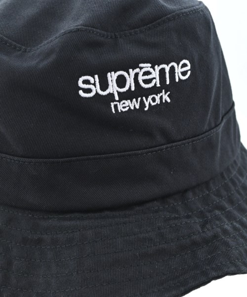 Supreme（シュプリーム）ハット 黒 サイズ:S/M メンズ/2200618640577