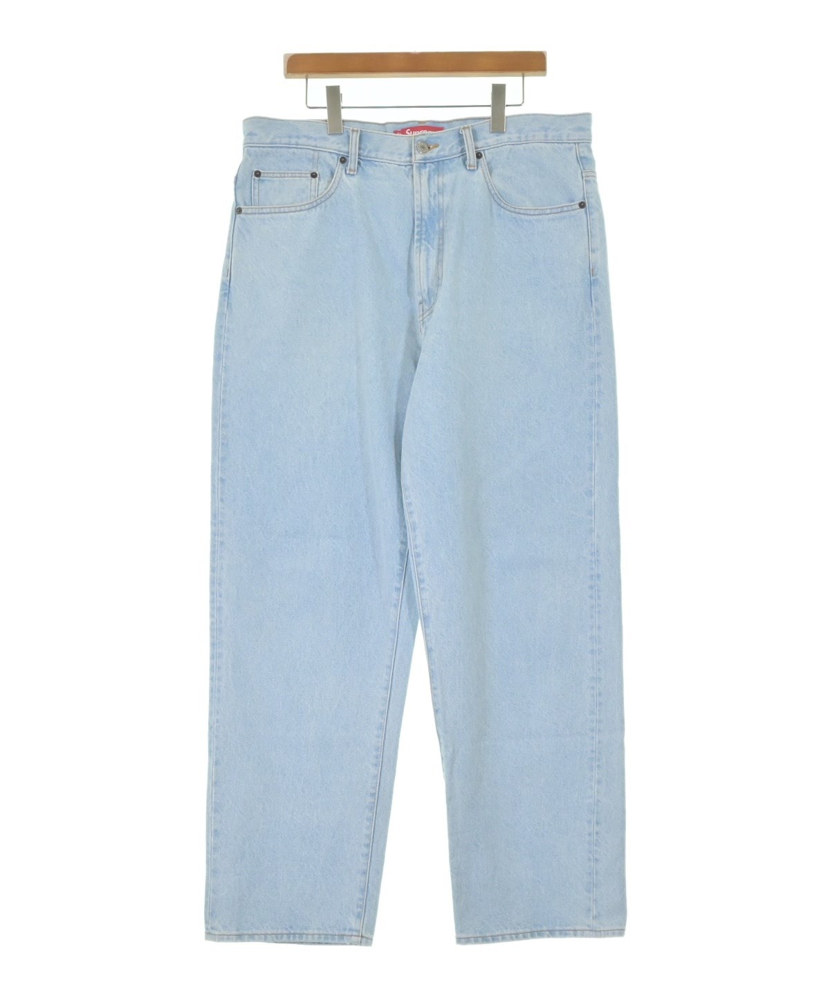 Supreme ライトブルーデニムパンツ Supreme（シュプリーム）デニムパンツ 青 サイズ:34(XL位) メンズ