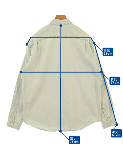 Supreme（シュプリーム）カジュアルシャツ 青 サイズ:M メンズ/2200624307020