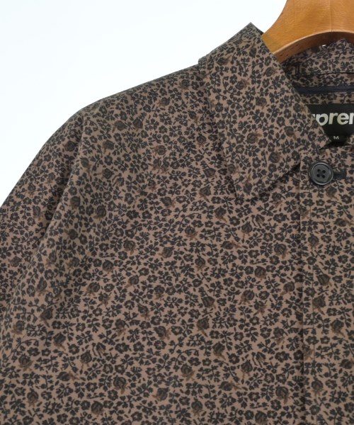 Supreme（シュプリーム）ステンカラーコート 茶 サイズ:M メンズ/2200624755043