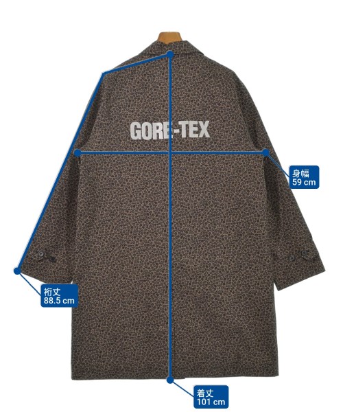 Supreme（シュプリーム）ステンカラーコート 茶 サイズ:M メンズ/2200624755043