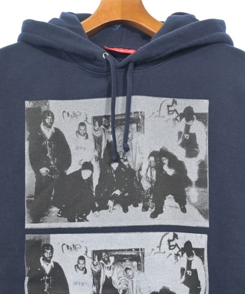 Supreme（シュプリーム）パーカー 紺 サイズ:M メンズ/2200624375067