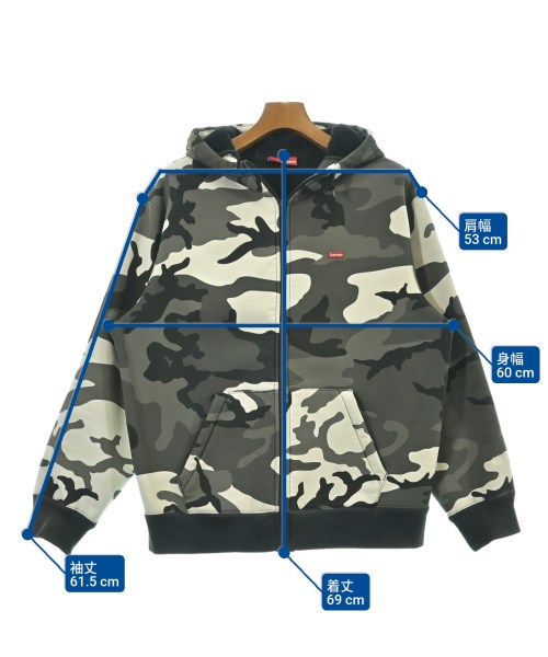 Supreme（シュプリーム）パーカー グレー サイズ:M メンズ/2200625132010