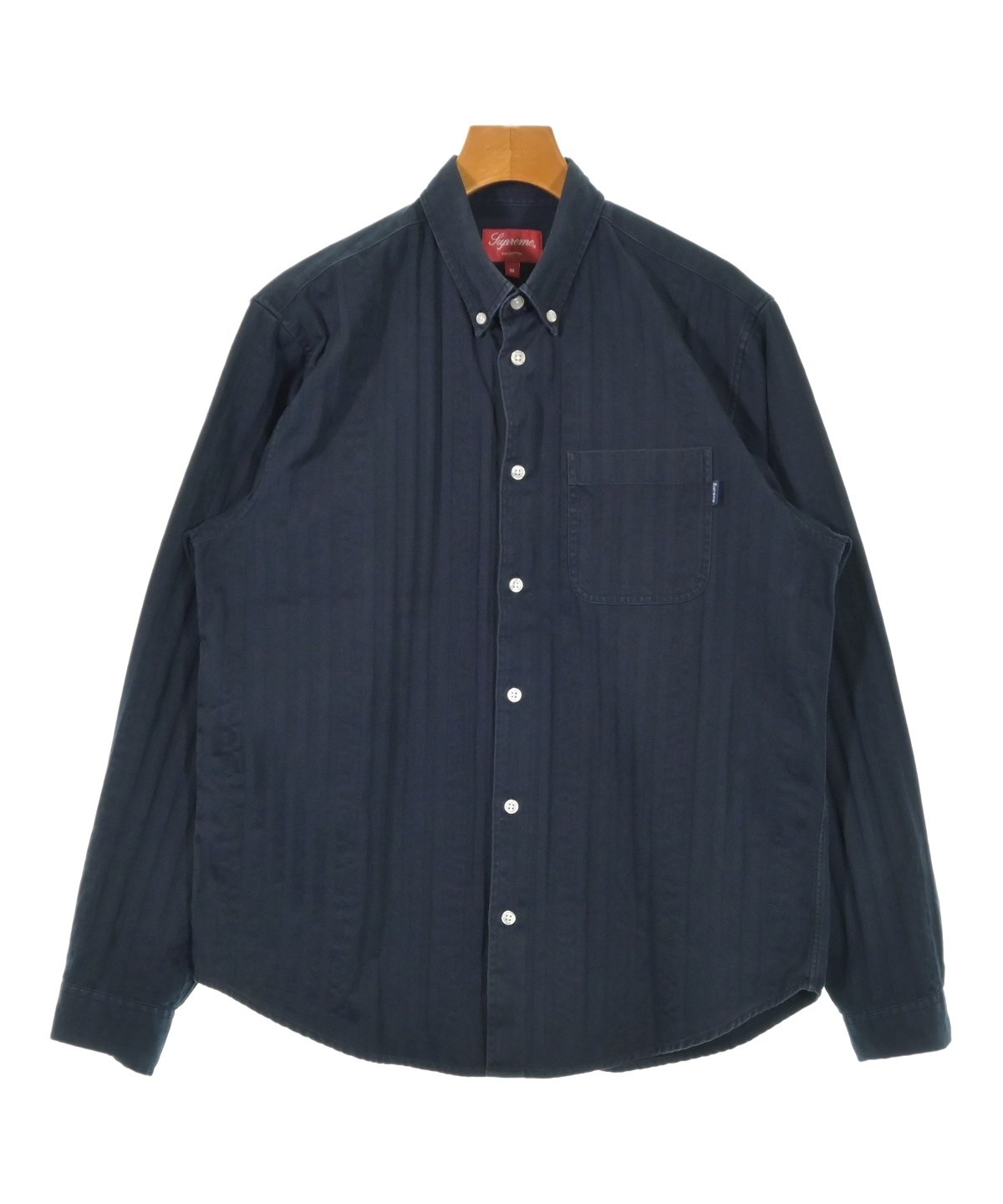 Supreme（シュプリーム）カジュアルシャツ 紺 サイズ:M メンズ