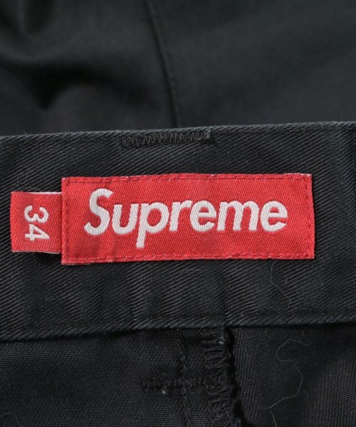 Supreme（シュプリーム）チノパン 黒 サイズ:34(XL位) メンズ/2200625733118