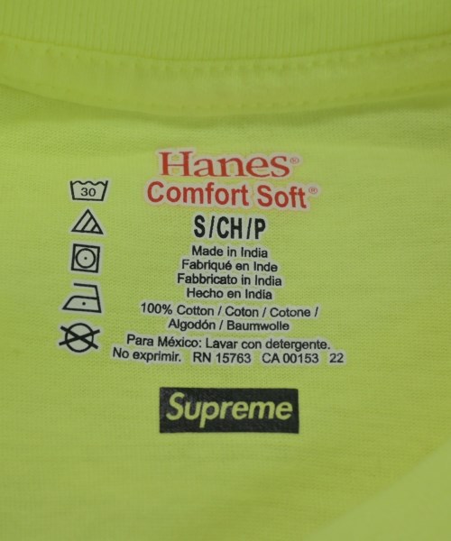 Supreme（シュプリーム）Tシャツ・カットソー 黄 サイズ:S メンズ/2200626395094
