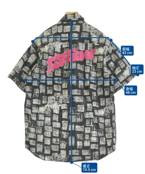 Supreme（シュプリーム）カジュアルシャツ 黒 サイズ:M メンズ/2200623244029