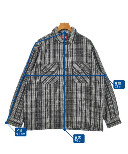 Supreme（シュプリーム）カジュアルシャツ グレー サイズ:XL メンズ/2200627183034