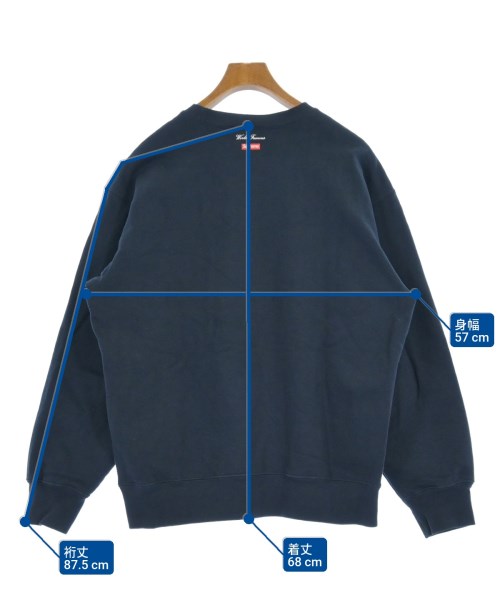 Supreme（シュプリーム）スウェット 紺 サイズ:M メンズ/2200626834012