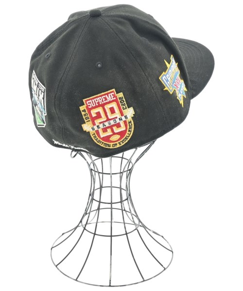 Supreme（シュプリーム）キャップ 黒 サイズ:61.5cm メンズ/2200627405037