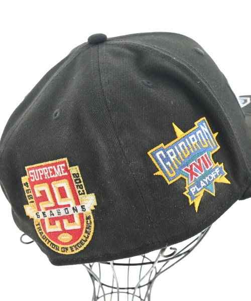 Supreme（シュプリーム）キャップ 黒 サイズ:61.5cm メンズ/2200627405037