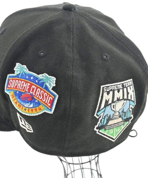 Supreme（シュプリーム）キャップ 黒 サイズ:61.5cm メンズ/2200627405037