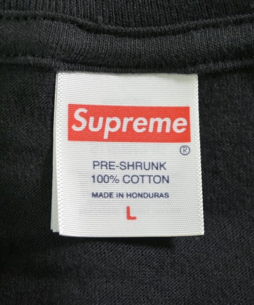 Supreme（シュプリーム）Tシャツ・カットソー 黒 サイズ:L メンズ/2200627811012