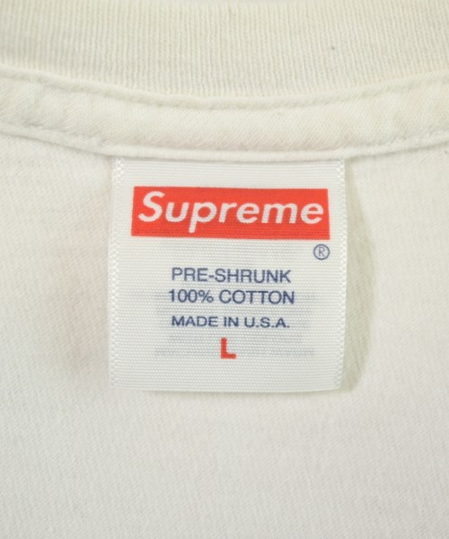Supreme（シュプリーム）Tシャツ・カットソー 白 サイズ:L メンズ/2200628657022