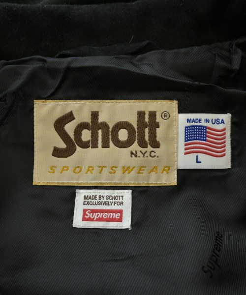 Supreme（シュプリーム）ライダース 黒 サイズ:L メンズ/2200626864026