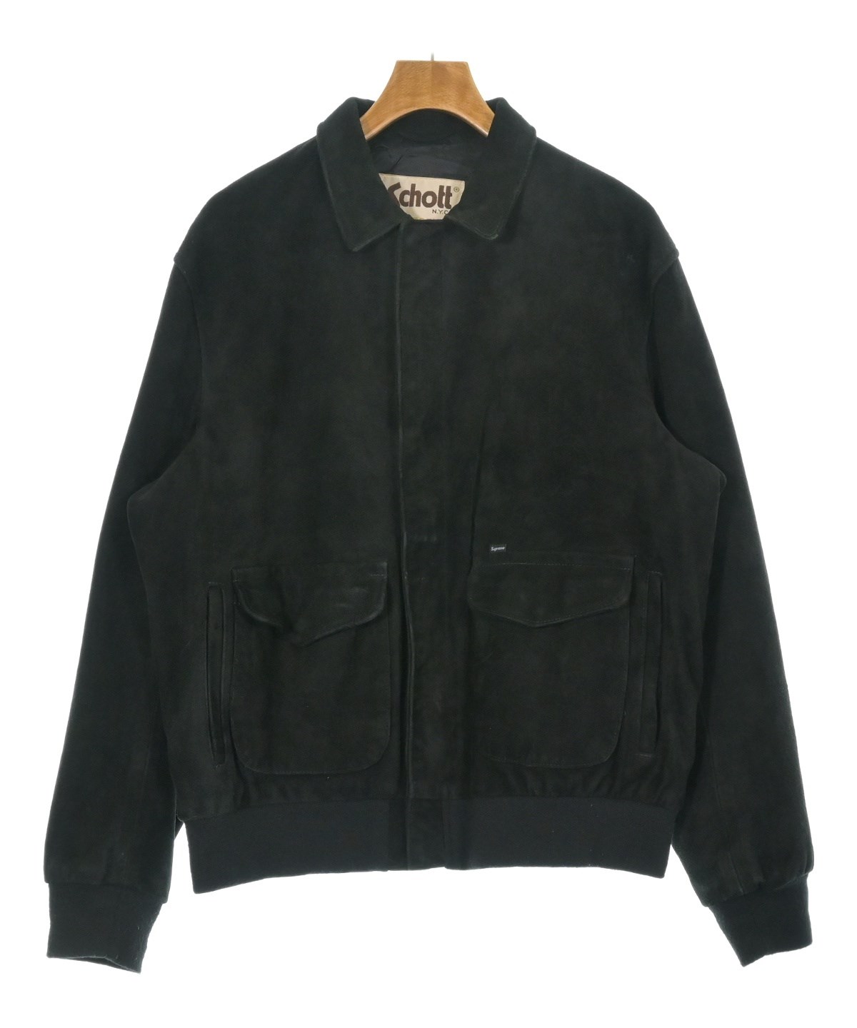 Supreme（シュプリーム）ライダース 黒 サイズ:L メンズ/2200626864026