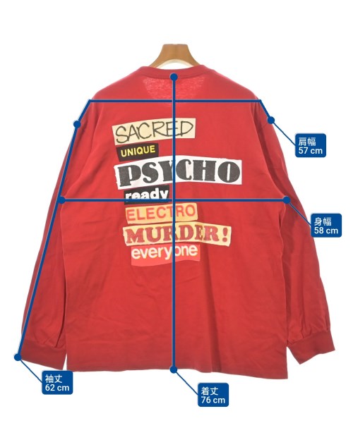 Supreme（シュプリーム）Tシャツ・カットソー 赤 サイズ:XL メンズ/2200629287013