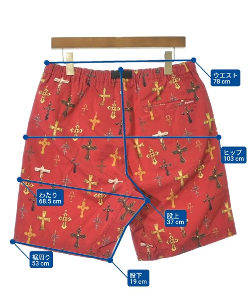 Supreme（シュプリーム）ショートパンツ 赤 サイズ:32(L位) メンズ/2200629287020