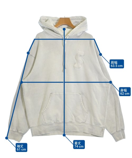 Supreme（シュプリーム）パーカー 白 サイズ:-(XL位) メンズ/2200629705012