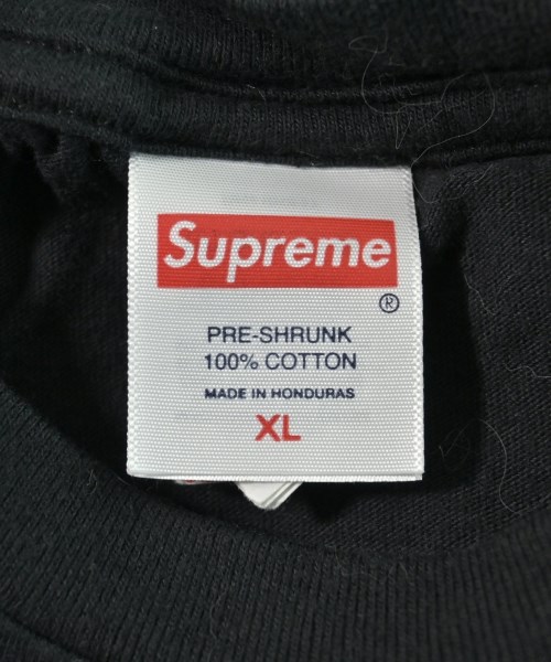 Supreme（シュプリーム）Tシャツ・カットソー 黒 サイズ:XL メンズ/2200618234172