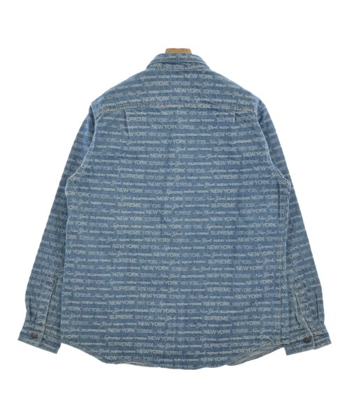 Supreme（シュプリーム）カジュアルシャツ 青 サイズ:L メンズ/2200630409053