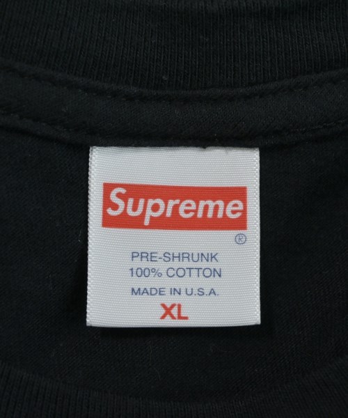 Supreme（シュプリーム）Tシャツ・カットソー 黒 サイズ:XL メンズ/2200630409077