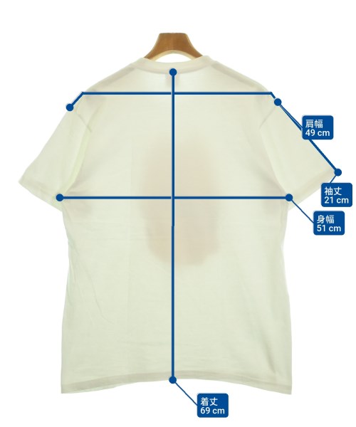 Supreme（シュプリーム）Tシャツ・カットソー 白 サイズ:M メンズ/2200630589090