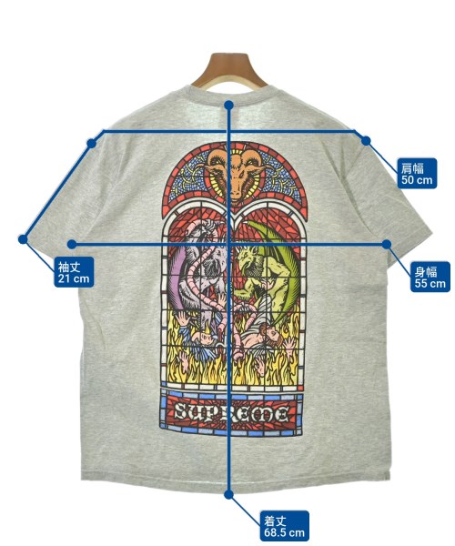 Supreme（シュプリーム）Tシャツ・カットソー グレー サイズ:M メンズ/2200631767176