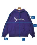 Supreme（シュプリーム）パーカー 紫 サイズ:L メンズ/2200631838050