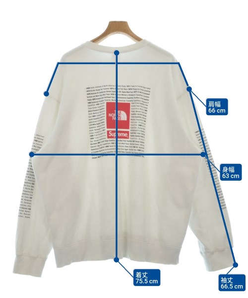 Supreme（シュプリーム）スウェット 白 サイズ:XXL メンズ/2200632185047