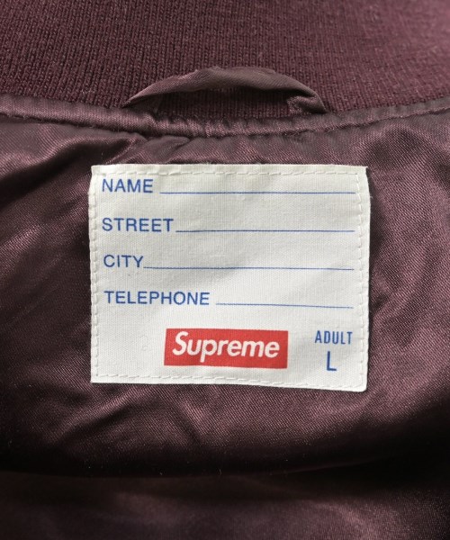 Supreme（シュプリーム）スタジャン 赤 サイズ:L メンズ/2200627083020