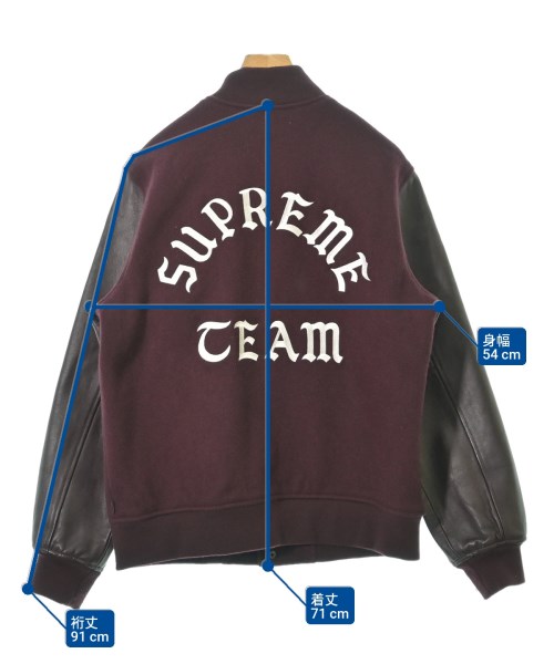 Supreme（シュプリーム）スタジャン 赤 サイズ:L メンズ/2200627083020