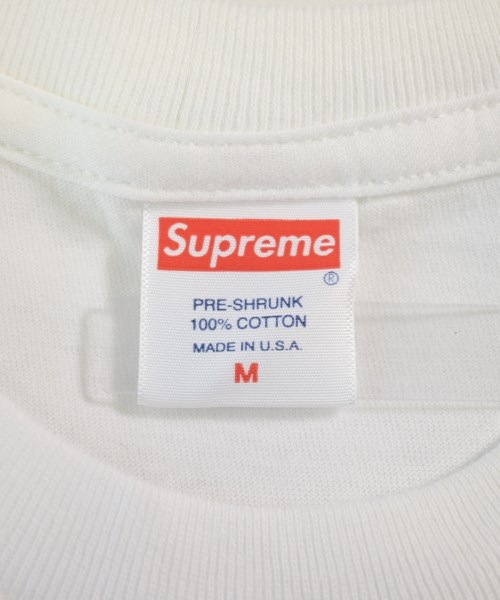 Supreme（シュプリーム）Tシャツ・カットソー 白 サイズ:M メンズ/2200620409063