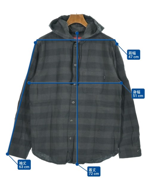 Supreme（シュプリーム）カジュアルシャツ グレー サイズ:M メンズ/2200620409421