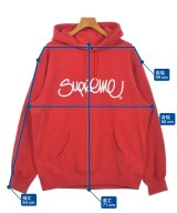 Supreme（シュプリーム）パーカー 赤 サイズ:M メンズ/2200633158064