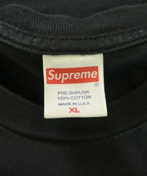 Supreme（シュプリーム）Tシャツ・カットソー 黒 サイズ:XL メンズ/2200632333066