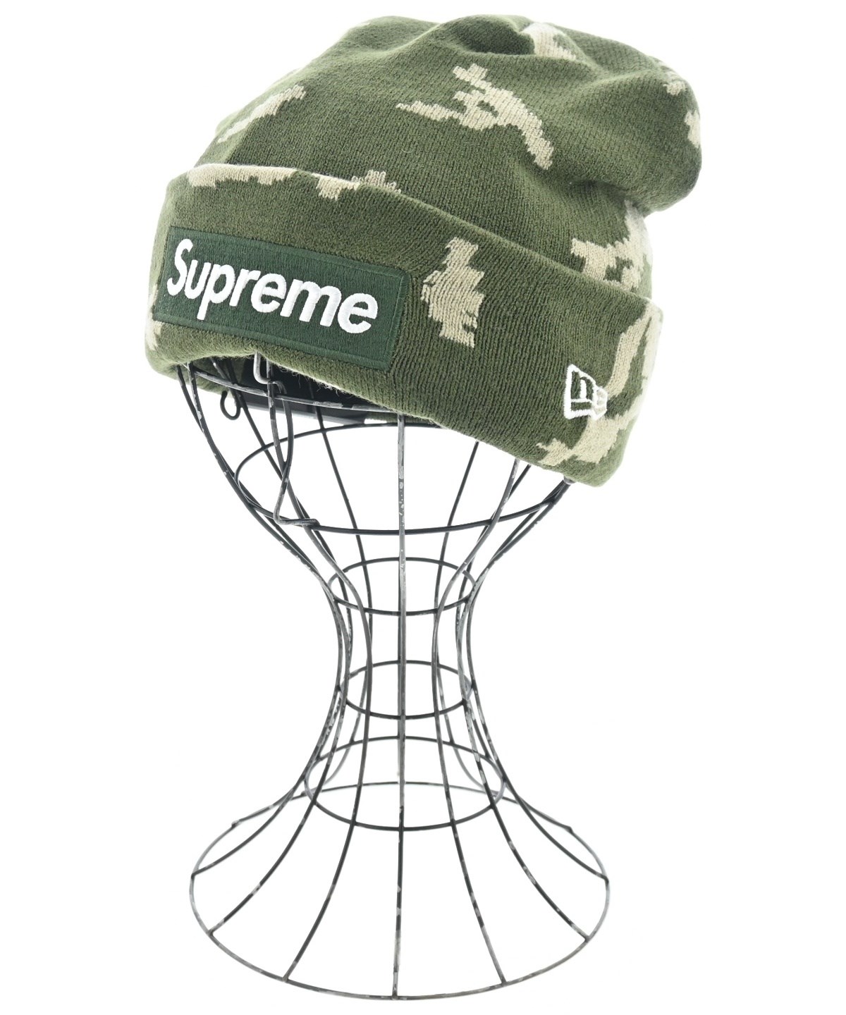 Supreme ニット帽 カーキ色 Supreme（シュプリーム）ニットキャップ・ビーニー カーキ サイズ