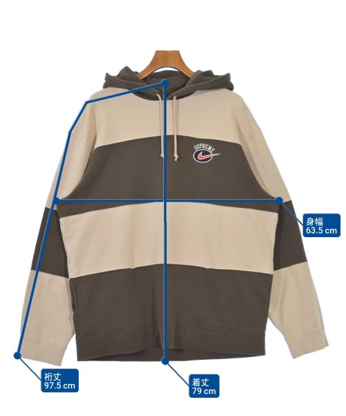Supreme（シュプリーム）パーカー ベージュ サイズ:XL メンズ/2200610059018