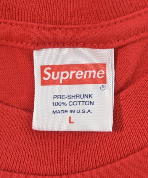 Supreme（シュプリーム）Tシャツ・カットソー 赤 サイズ:L メンズ/2200606970020