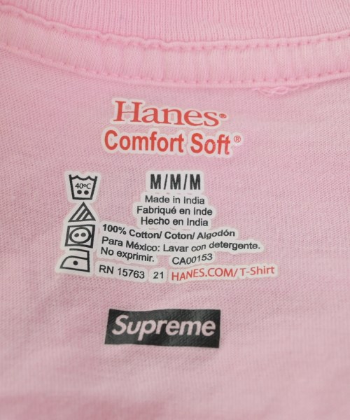 Supreme（シュプリーム）Tシャツ・カットソー ピンク サイズ:M メンズ/2200609774137