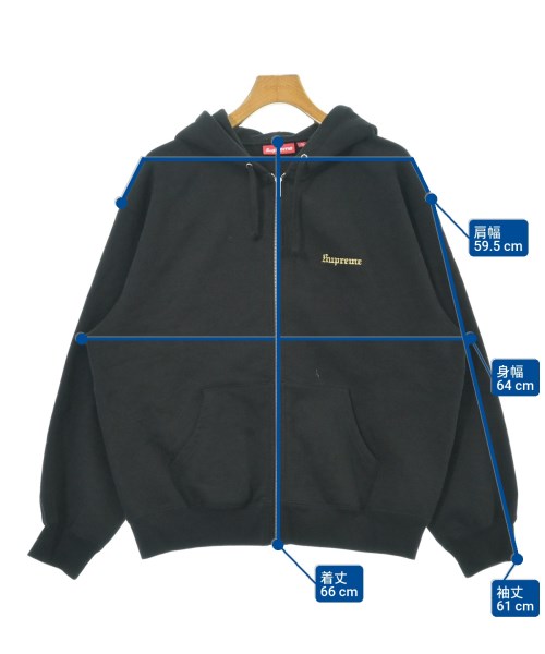Supreme（シュプリーム）パーカー 黒 サイズ:M メンズ/2200610546037