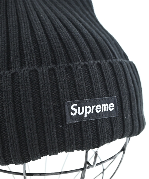 Supreme（シュプリーム）ニットキャップ・ビーニー 黒 サイズ:- レディース/2200610802072