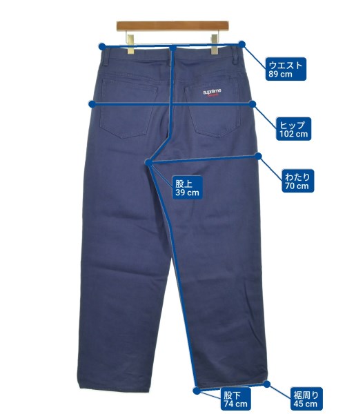 Supreme（シュプリーム）デニムパンツ 紫 サイズ:32(L位) メンズ/2200610935510