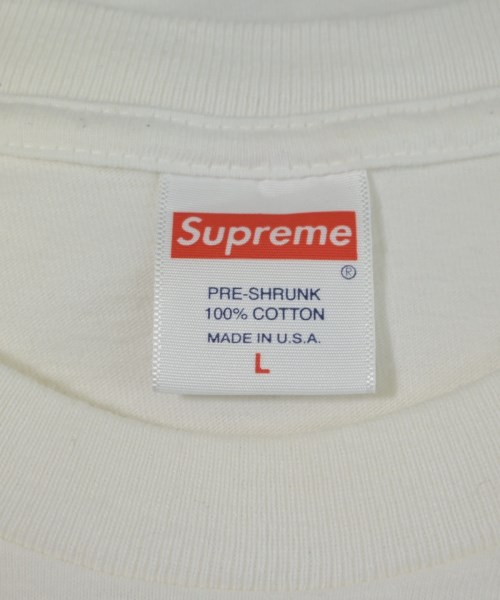 Supreme（シュプリーム）Tシャツ・カットソー 白 サイズ:L メンズ/2200605983021