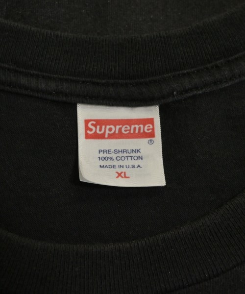 Supreme（シュプリーム）Tシャツ・カットソー 黒 サイズ:XL メンズ/2200611559050