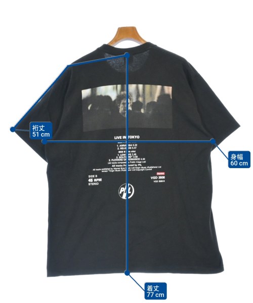 Supreme（シュプリーム）Tシャツ・カットソー 黒 サイズ:XL メンズ/2200611559050