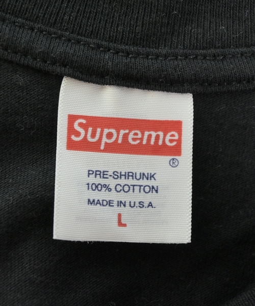 Supreme（シュプリーム）Tシャツ・カットソー 黒 サイズ:L メンズ/2200611902061